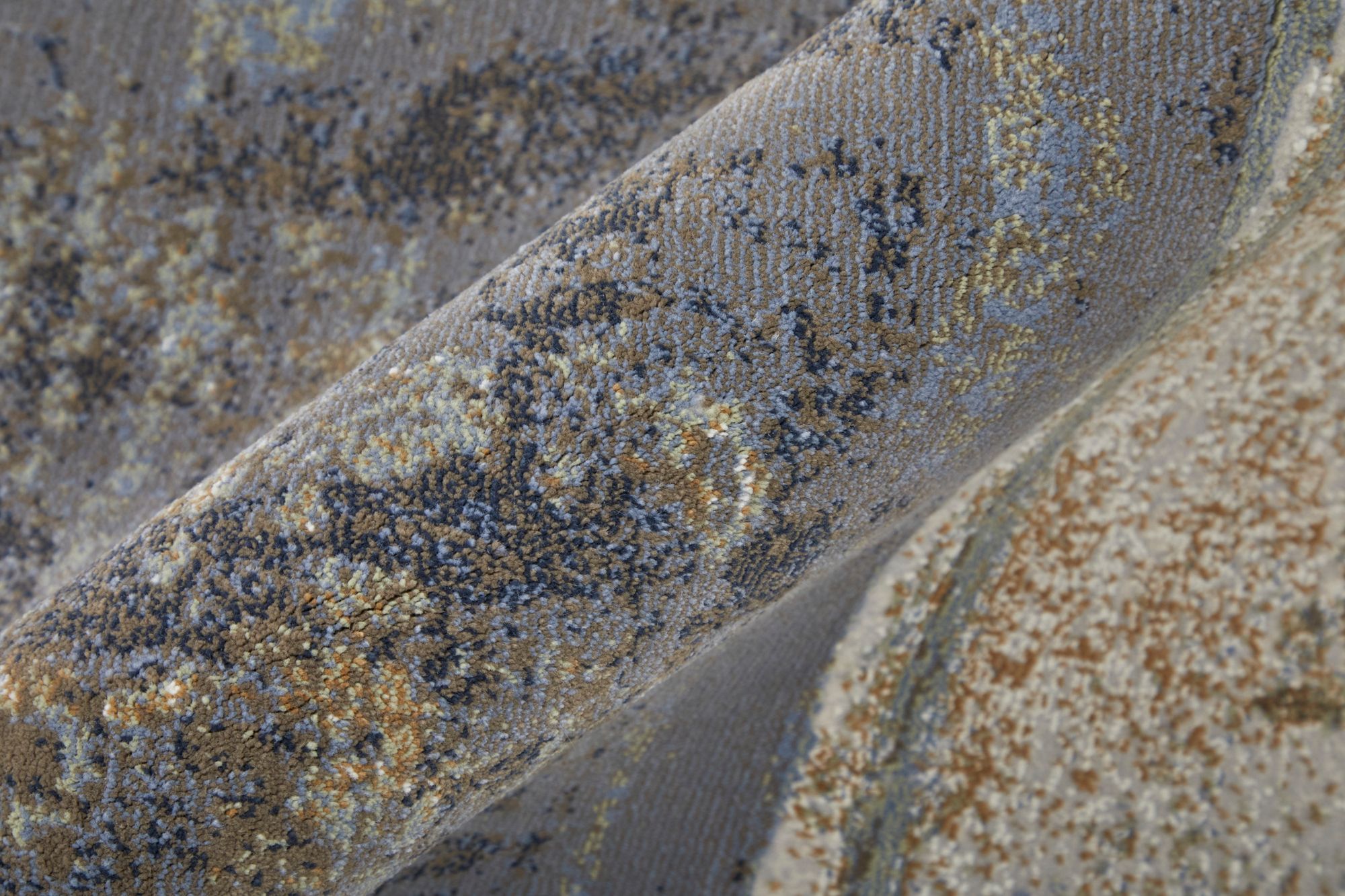 Image 5 Clio Watercolor Indoor Brown Area Rug 39LUF 7'-9" x 10' more views