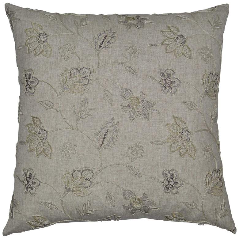 Image 1 Clippert Linen 24 inch Square Decorative Throw Pillow