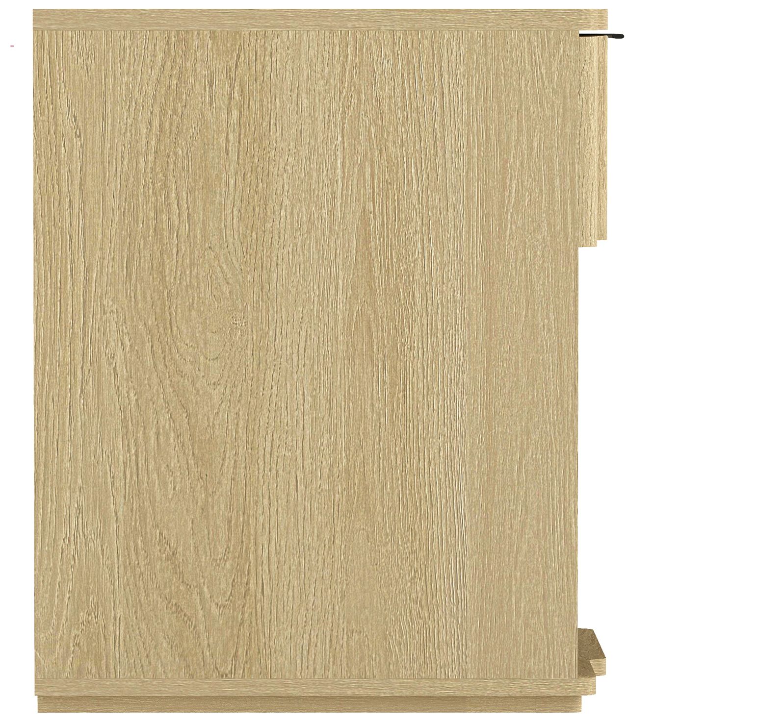 Clive Mid-Century Modern 22" Nightstand in Natural Oak (1-Drawer)