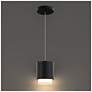 4_Cloak 6.25"H x 5"W 1-Light Mini-Pendant in Black more views