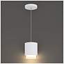 4_Cloak 6.25"H x 5"W 1-Light Mini-Pendant in White more views