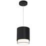 3_Cloak 8.75"H x 7"W 1-Light Mini-Pendant in Black more views