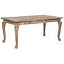 Cloake 78 3/4" Wide Brown Rectangular 4-Drawer Dining Table in scene