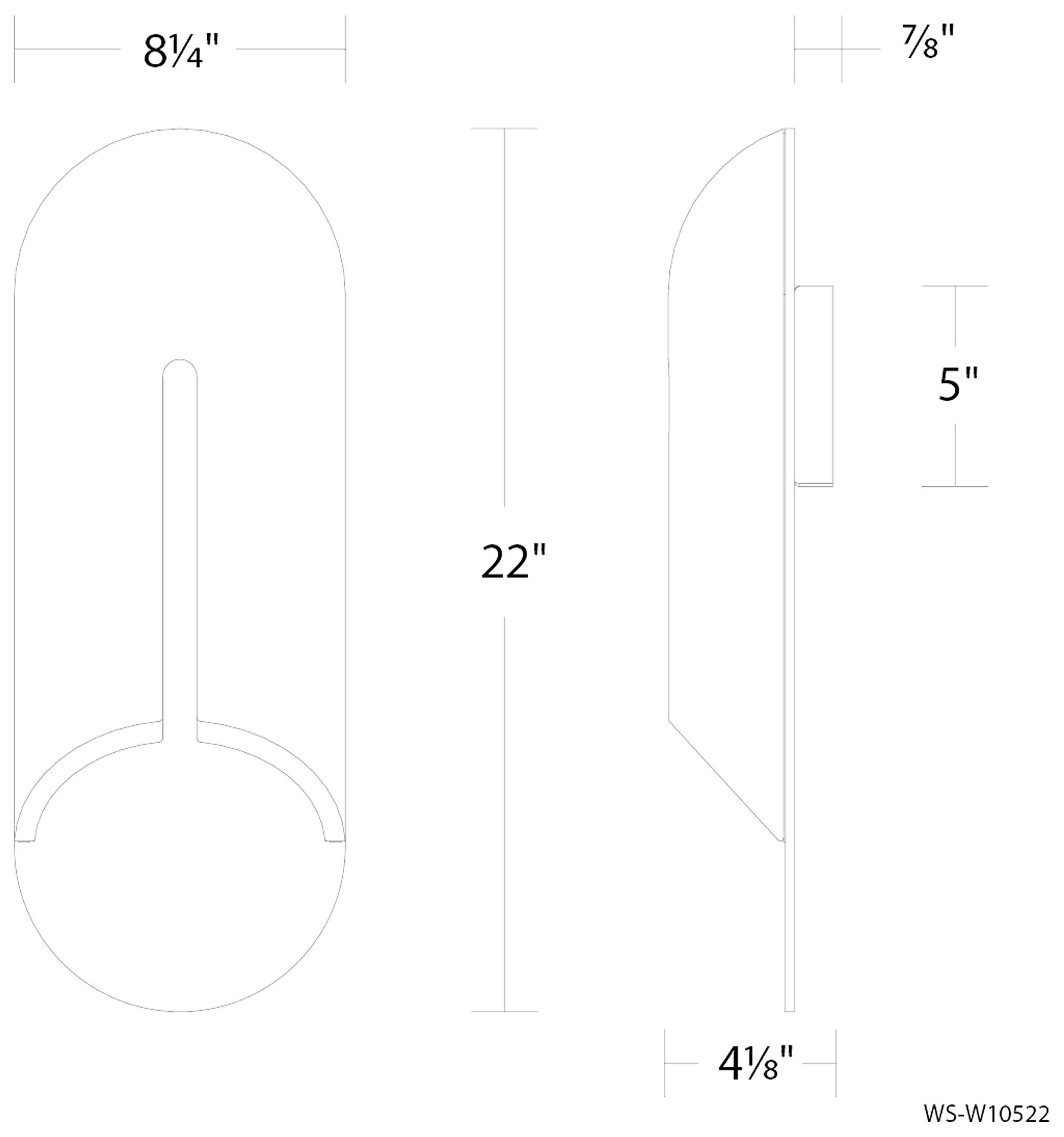 Image 5 Clog 22"H x 8.3"W 1-Light Outdoor Wall Light in WV more views