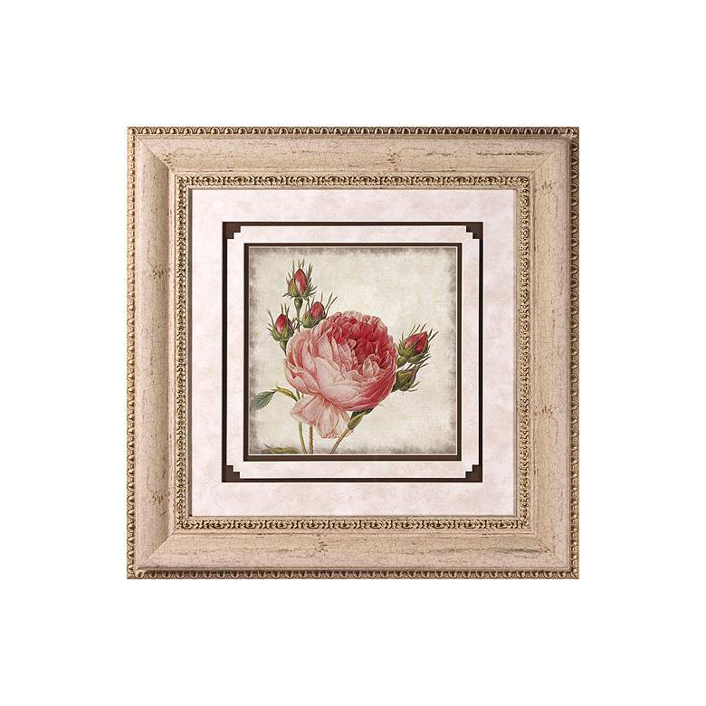 Image 1 Close Up Rose II Print Under Glass 22 inch Square Wall Art
