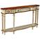Clotilde 3 Drawer Antique Ivory Console Table