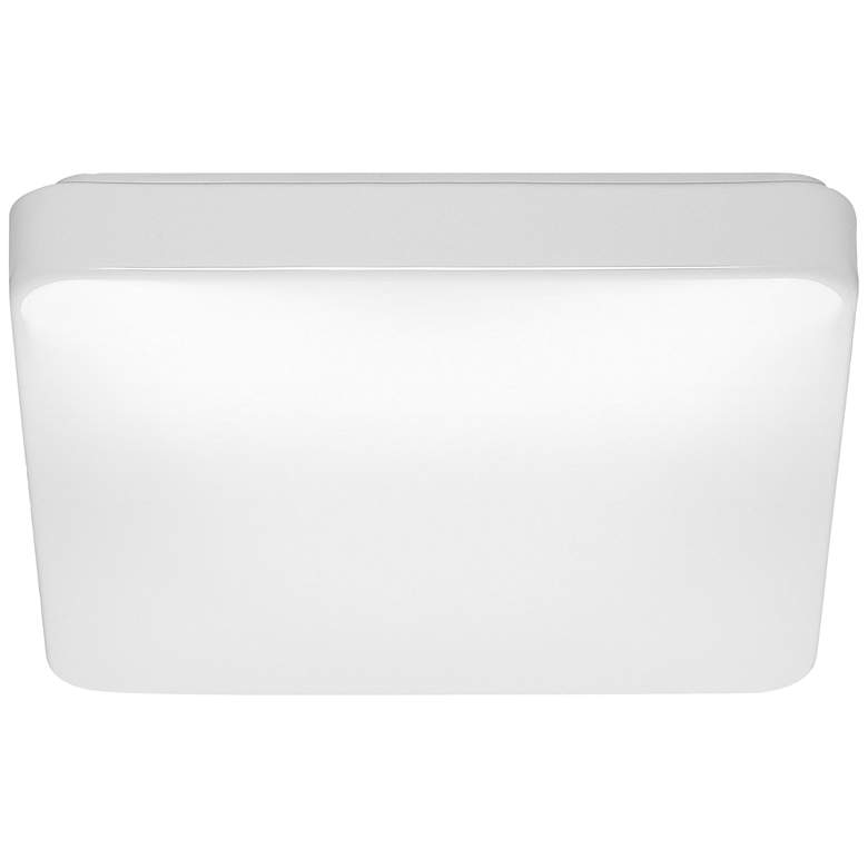 Image 1 Cloud 14" Wide White Square 3CCT LED Ceiling Light