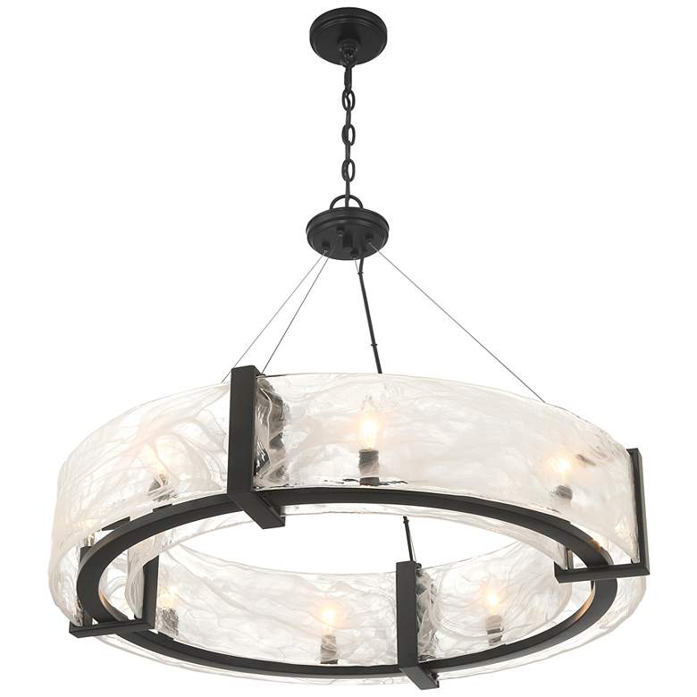 Image 5 Cloud Break 32 1/4" Wide Coal Black 8-Light Pendant Light more views