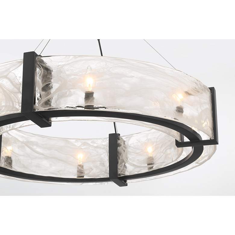 Image 6 Cloud Break 32 1/4" Wide Coal Black 8-Light Pendant Light more views