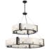 Cloud Break 39 3/4" Wide Coal Black 20-Light Pendant