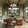 Cloud Break 39 3/4" Wide Coal Black 20-Light Pendant