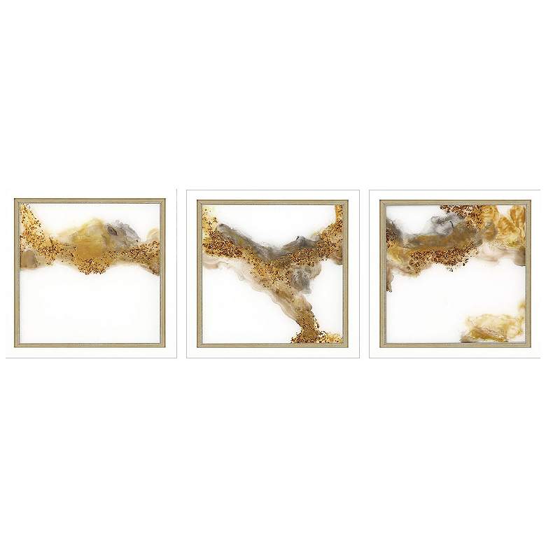 Image 1 Cloudbreak I 14"W x 14"H Framed Art Set of 3