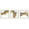 Cloudbreak III 14"W x 14"H Framed Art Set of 3