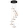 Clouds 23.3" Wide 9-Light Black Pendant