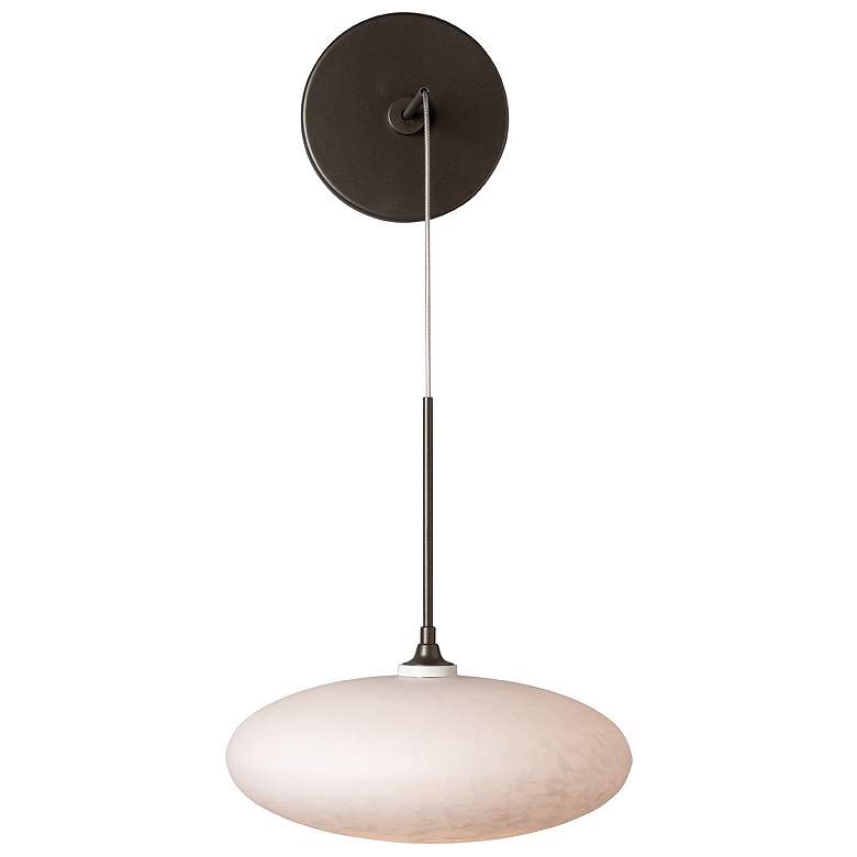 Image 1 Clouds 6.6" High Dark Smoke Low Voltage Sconce