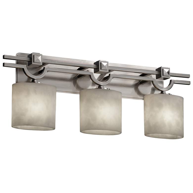 Image 1 Clouds - Argyle 3-Light LED Oval Bath Bar - Clouds - Nickel