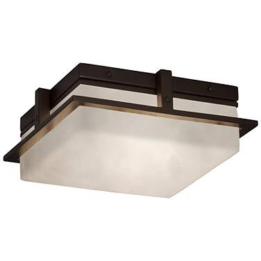Clouds Avalon 10" Wide Dark Bronze LED Outdoor Ceiling Light