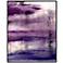 Clouds of Purple I 20" High Giclee Framed Wall Art