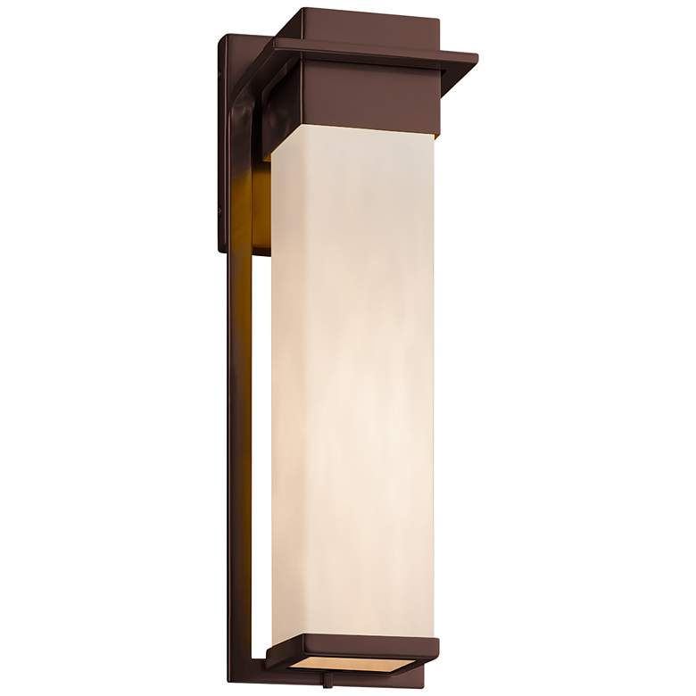 Image 1 Clouds&#8482; Pacific 16 1/2 inchH Dark Bronze LED OD Wall Light