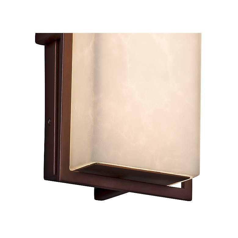 Image 2 Clouds&trade; Avalon 12 inch High Dark Bronze LED Outdoor Wall Light more views