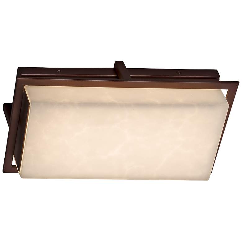 Image 3 Clouds™ Avalon 12" High Dark Bronze LED Outdoor Wall Light more views