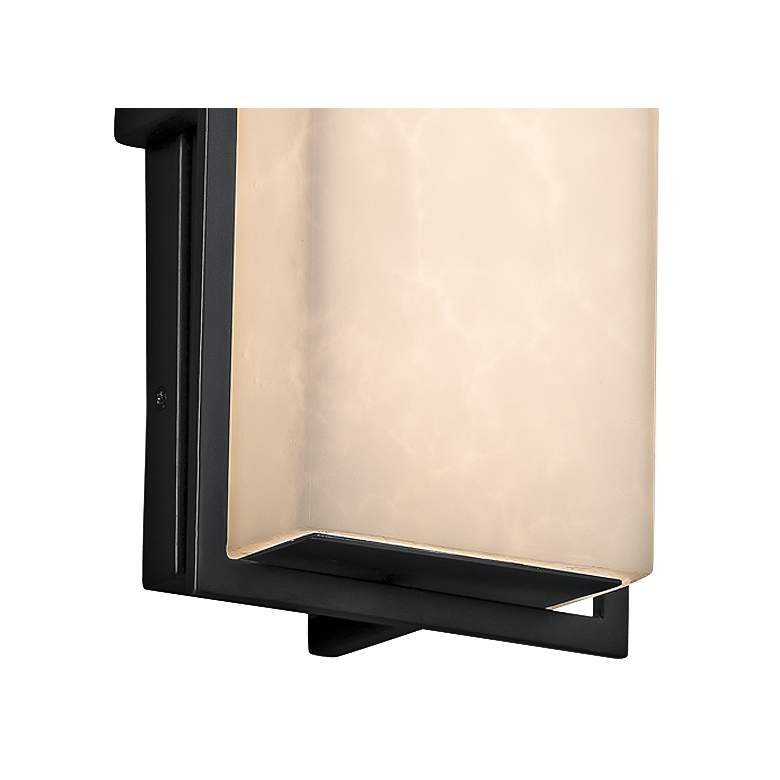 Image 2 Clouds™ Avalon 12" High Matte Black LED Outdoor Wall Light more views