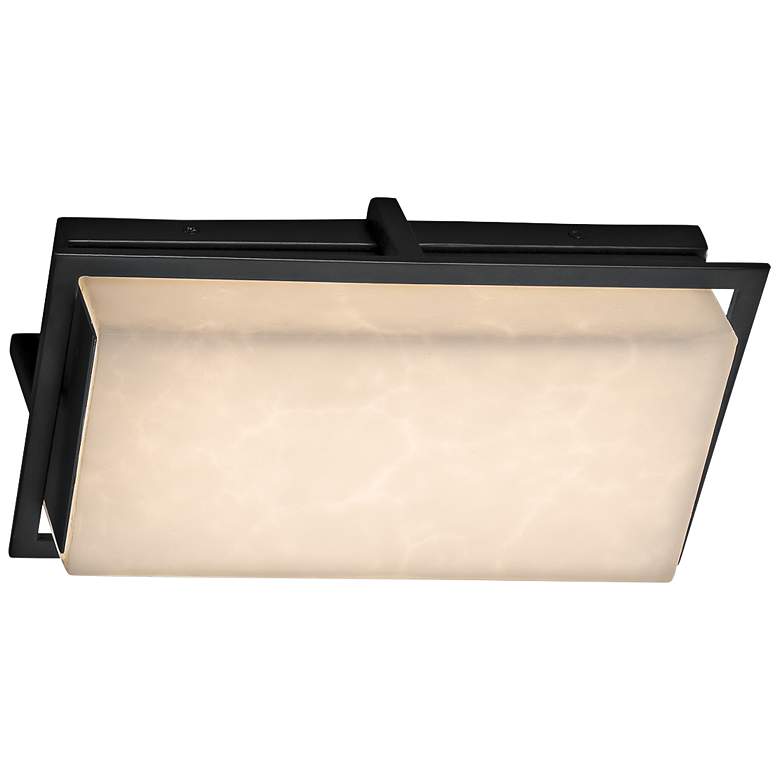 Image 3 Clouds™ Avalon 12" High Matte Black LED Outdoor Wall Light more views