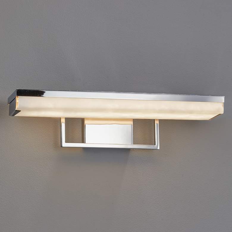 Image 1 Clouds™ Malleo 20" Wide Polished Chrome LED Bath Light