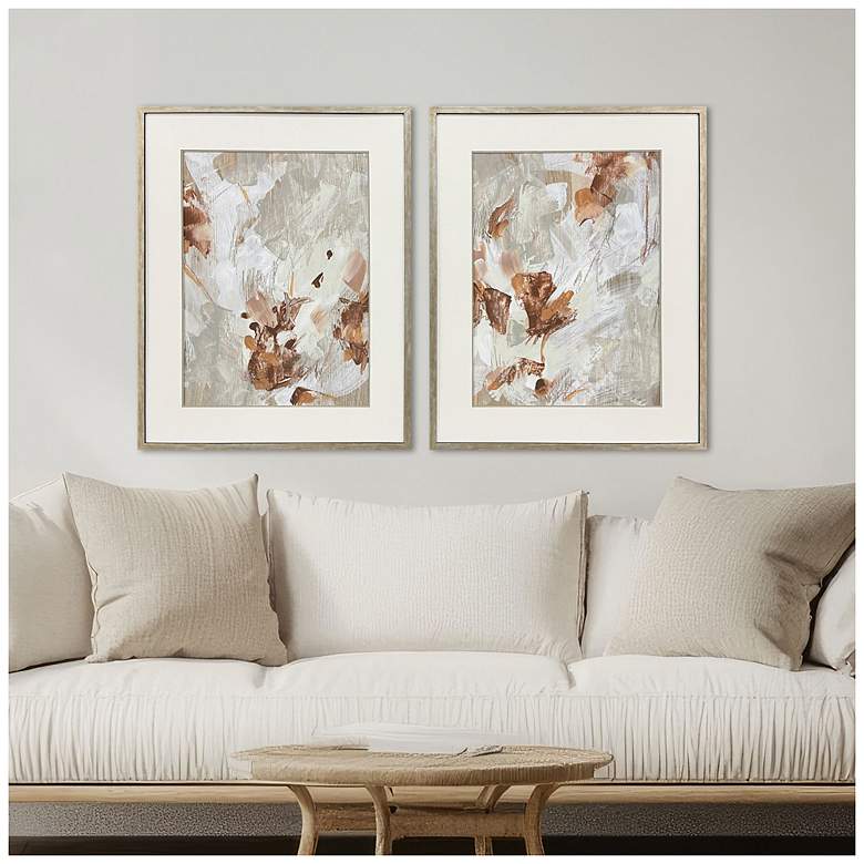 Image 4 Cloudscrape II 23"W x 29"H Contemporary Framed Art Set of 2 more views