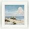 Cloudy Beach I 42"W x 42"H Framed Wall Art