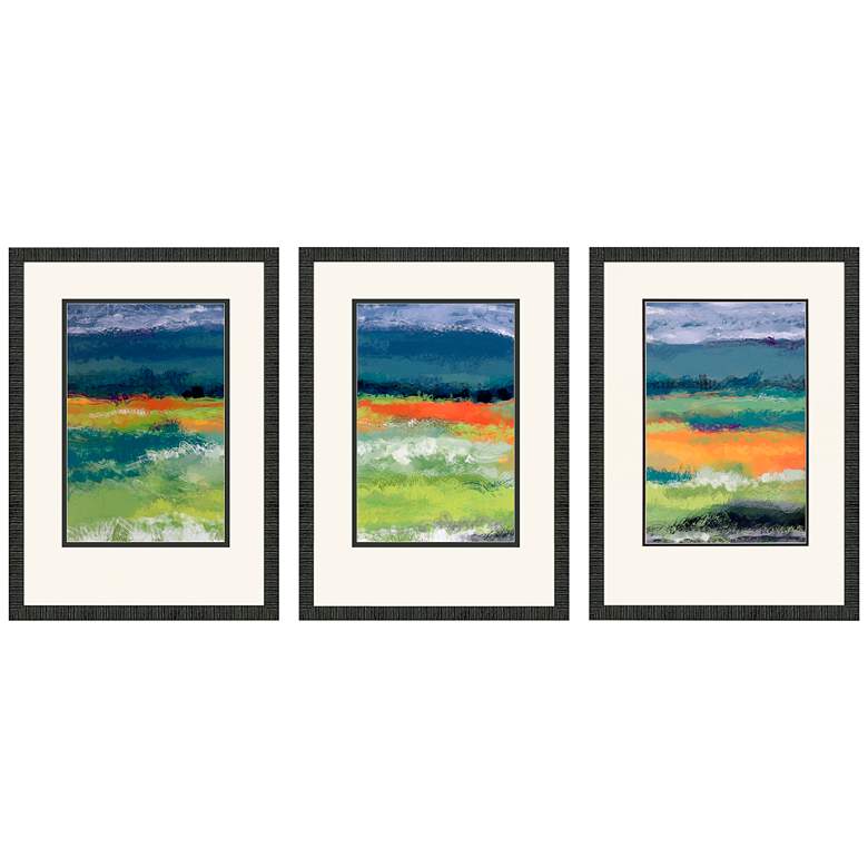 Image 2 Cloudy Day 28 inch High 3-Piece Framed Wall Art Set