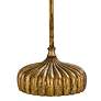 Clove Stem Gold Stem Buffet Table Lamp with Linen Shade