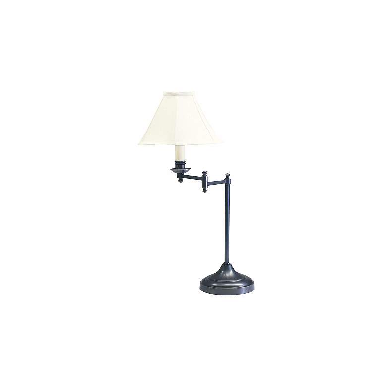 Image 1 Club Collection Oil Rubbed Bronze Finish Swingarm Table Lamp