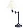 Club Collection Oil Rubbed Bronze Finish Swingarm Table Lamp