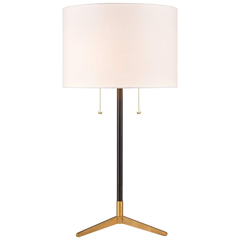 Image 1 Clubhouse 29" High 2-Light Table Lamp - Black