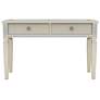 Cluny 48" Wide Silver 2-Drawer Console Table