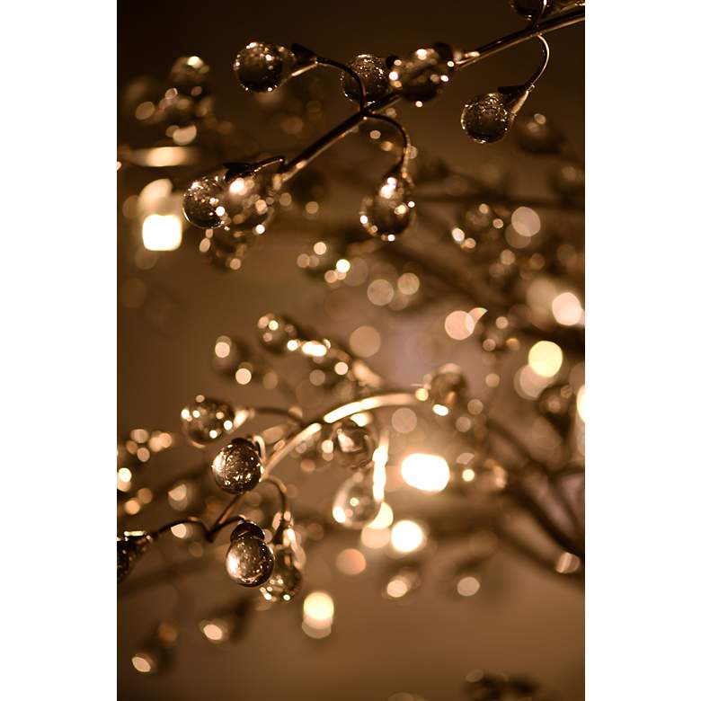 Image 7 Cluster 28 1/2"W Polished Nickel 8-Light LED Ceiling Light more views
