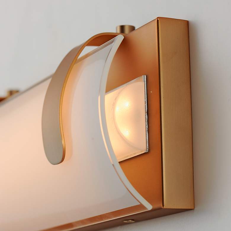 Image 2 Clutch 13" LED Bath Vanity Gold more views