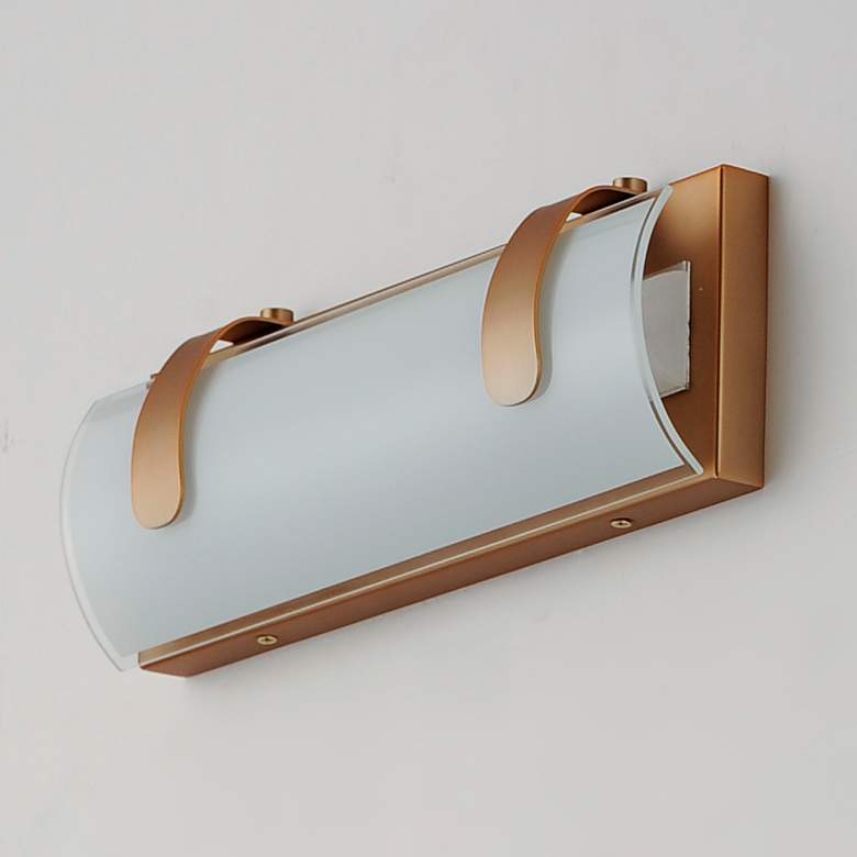 Image 4 Clutch 13" LED Bath Vanity Gold more views