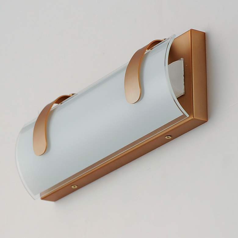Image 5 Clutch 13" LED Bath Vanity Gold more views