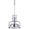 Clyde 14 1/4" Wide Clear Glass with Nickel Pendant Light