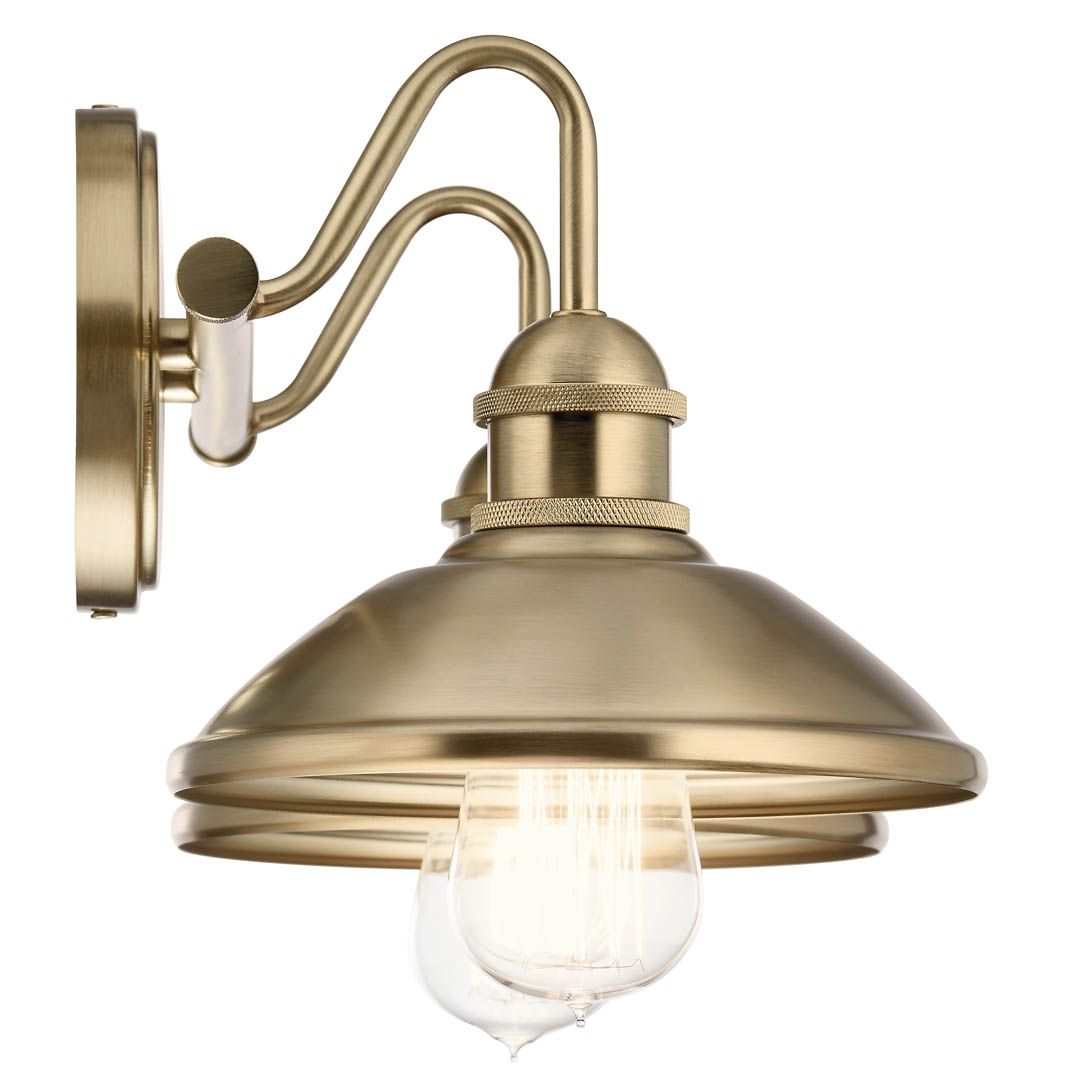Image 5 Clyde 17-in 2-Light Champagne Bronze Vintage Vanity Light more views
