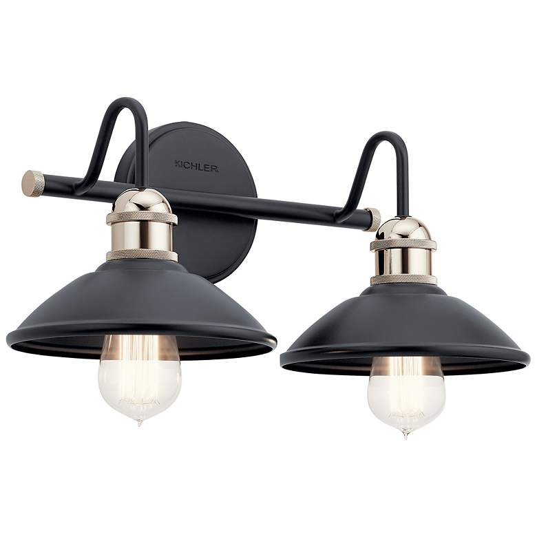 Image 1 Clyde 2-Light Bath Vanity in Black