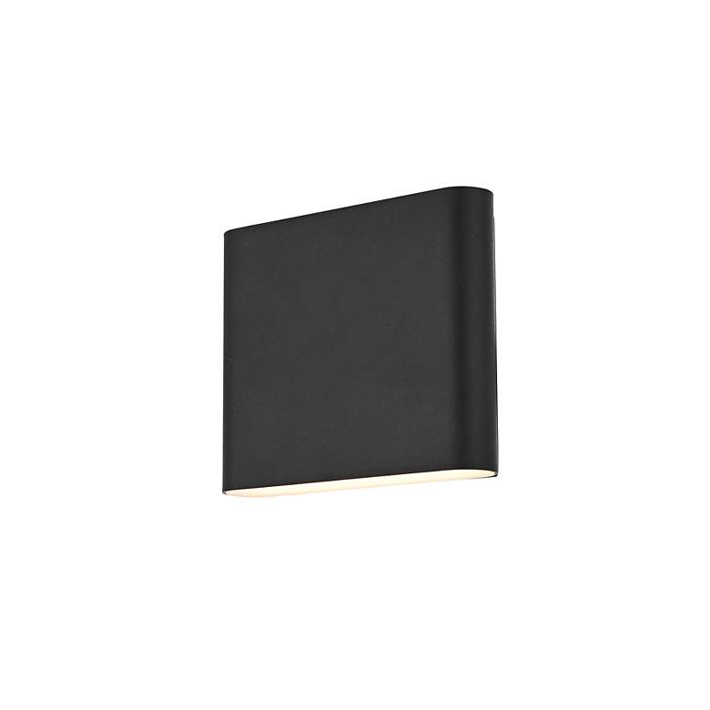 Image 4 Clyde 5" High Black LED Outdoor Wall Light more views