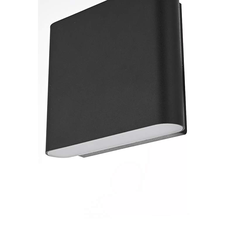 Image 6 Clyde 5" High Black LED Outdoor Wall Light more views