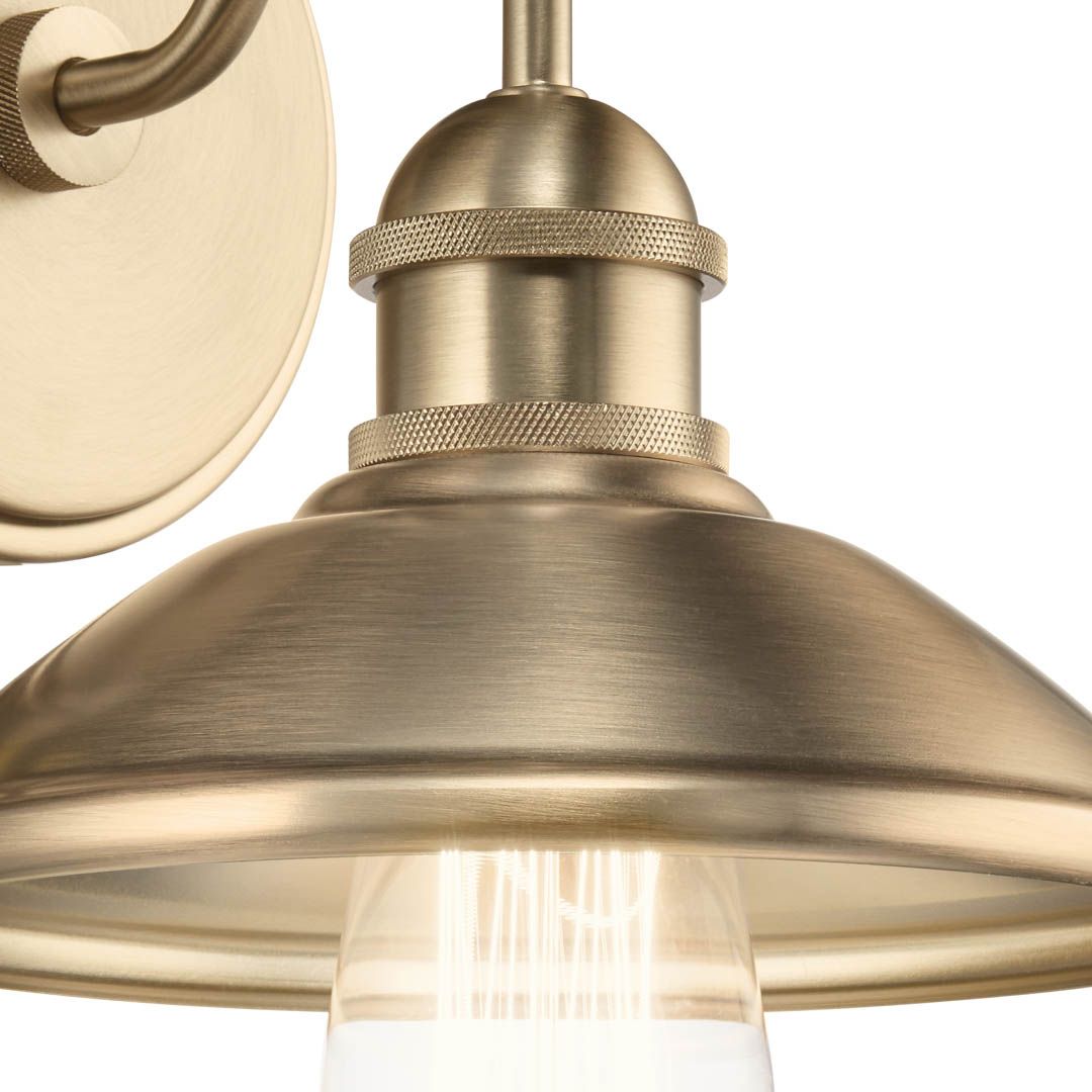 Image 3 Clyde 7.5-in 1-Light Champagne Bronze Vintage Vanity Light more views