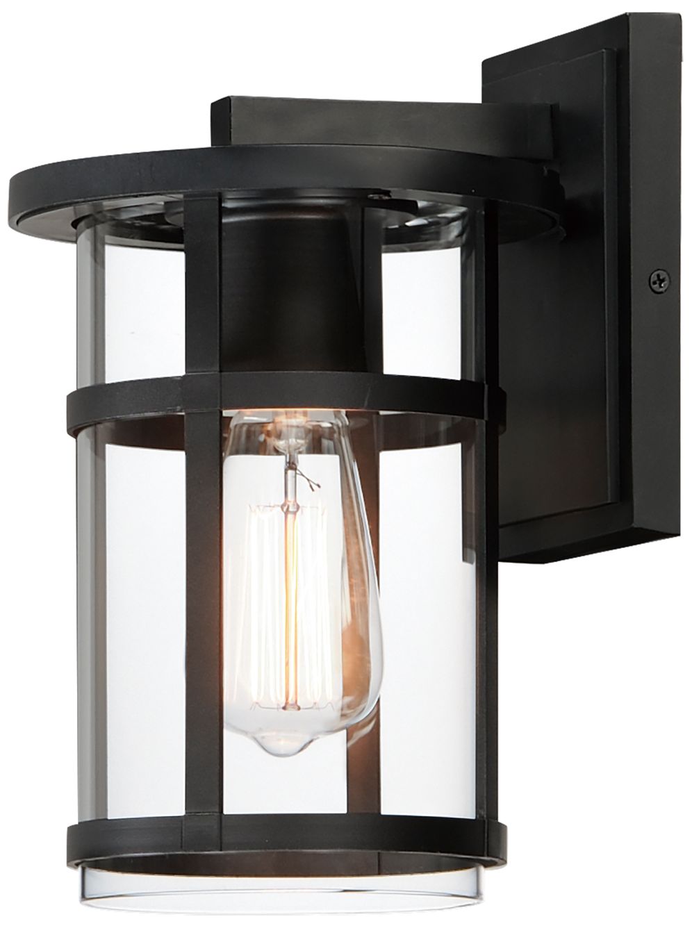 Clyde VX Outdoor Wall Sconce - Black