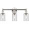 Clymer 21.88" Wide 3 Light Polished Nickel Bath Vanity Light w/ Seedy