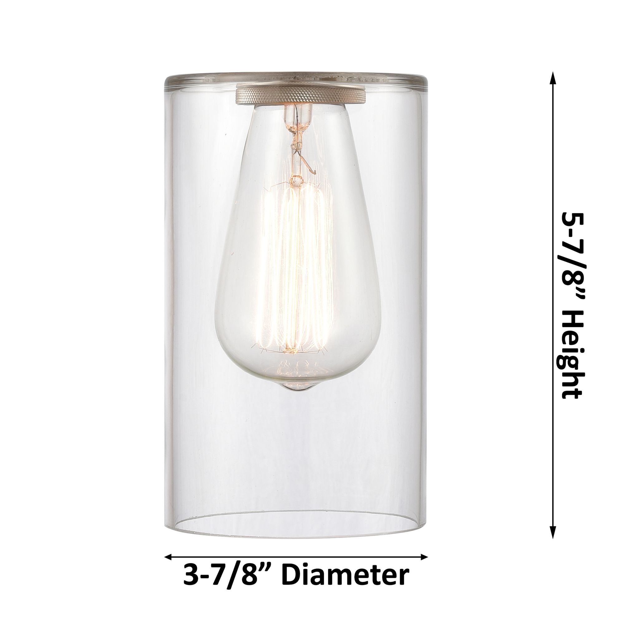 Image 5 Clymer 21.88"W 3 Light Antique Copper Bath Vanity Light With Clear Sha more views