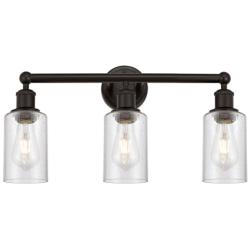 Clymer 22" Wide Oil-Rubbed Bronze 3-Light Bath Light